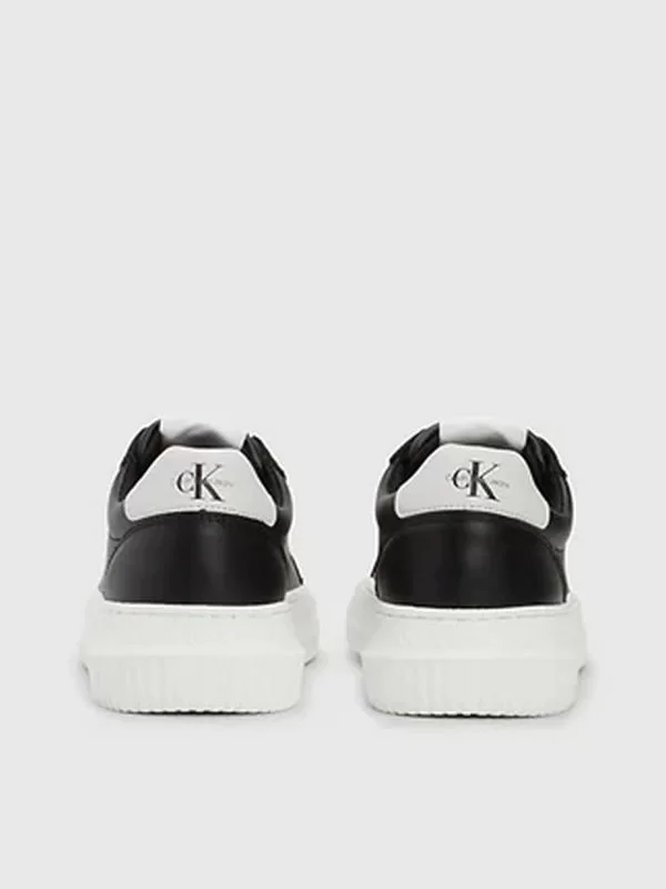 CK Jeans CHUNKY CUPSOLE MONO LTH WN Kadın Siyah Sneaker YW0YW00823-BDS