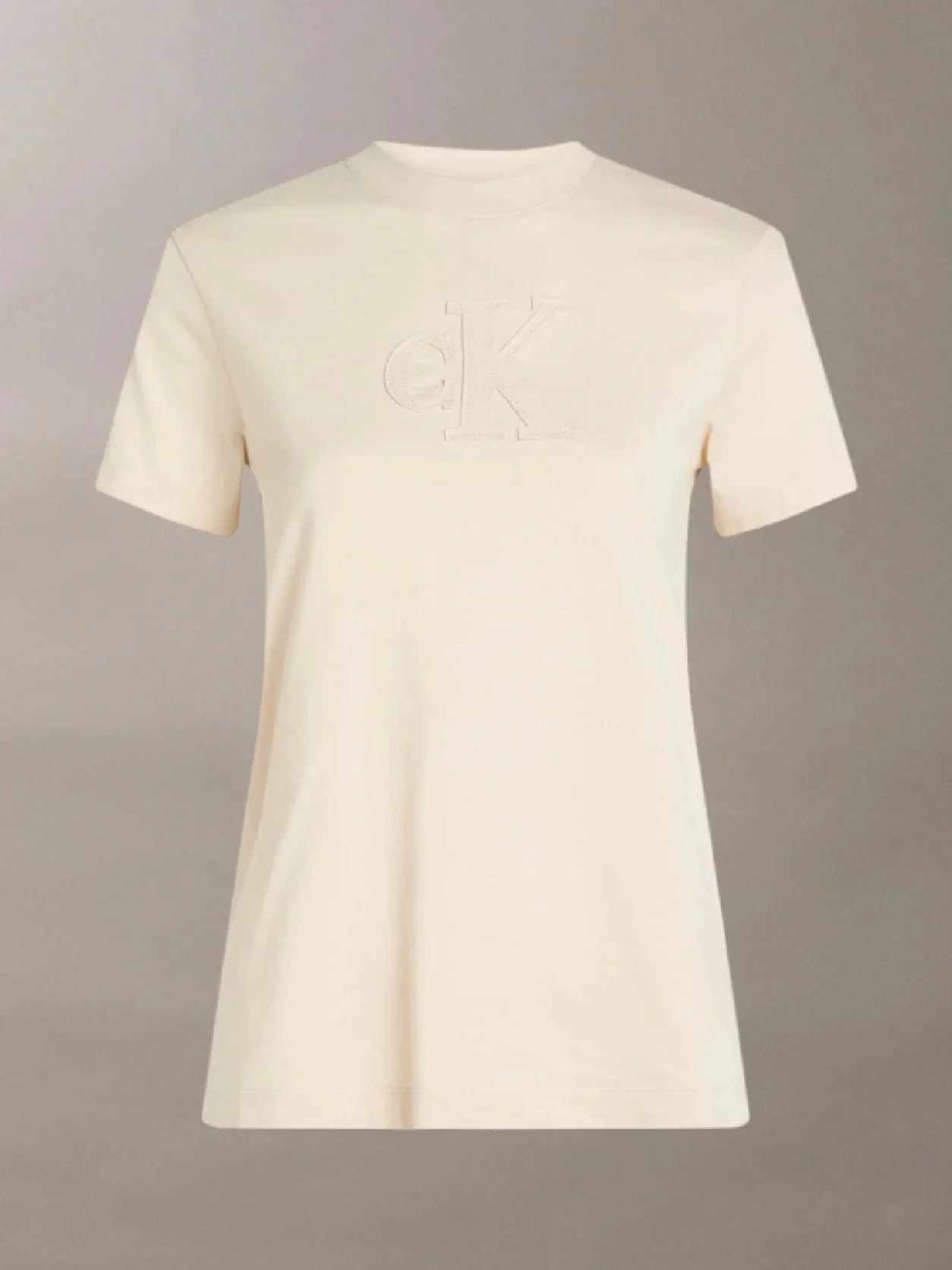 Calvin Klein CK APPLIQUE REGULAR TEE Kadın  T-shirt J20J225256-AEA