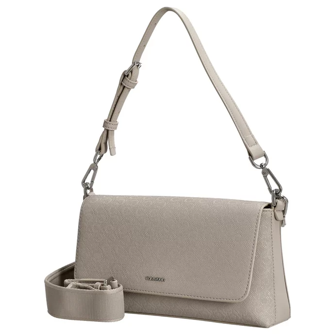 Calvin Klein CK MUST AOP DBL STRAPS CONV SHOU Kadın Kahverengi Çanta LV04F3101G-RMU