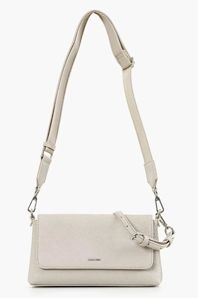 Calvin Klein CK MUST AOP DBL STRAPS CONV SHOU Kadın Kahverengi Çanta LV04F3101G-RMU
