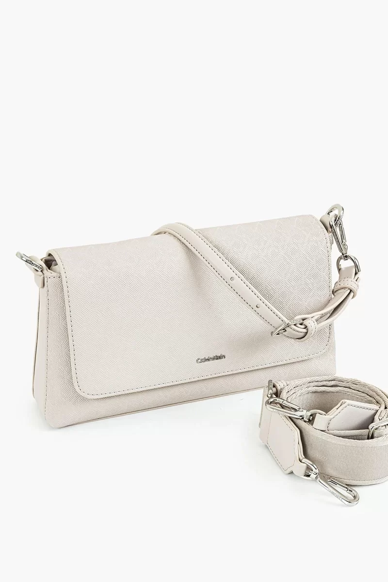 Calvin Klein CK MUST AOP DBL STRAPS CONV SHOU Kadın Kahverengi Çanta LV04F3101G-RMU