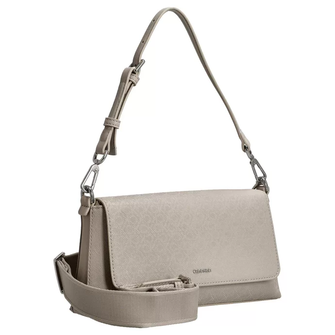 Calvin Klein CK MUST AOP DBL STRAPS CONV SHOU Kadın Kahverengi Çanta LV04F3101G-RMU