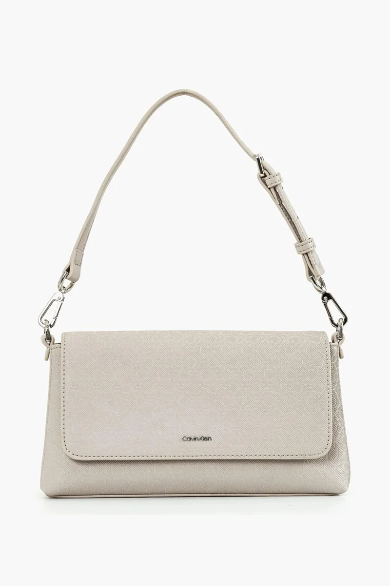 Calvin Klein CK MUST AOP DBL STRAPS CONV SHOU Kadın Kahverengi Çanta LV04F3101G-RMU