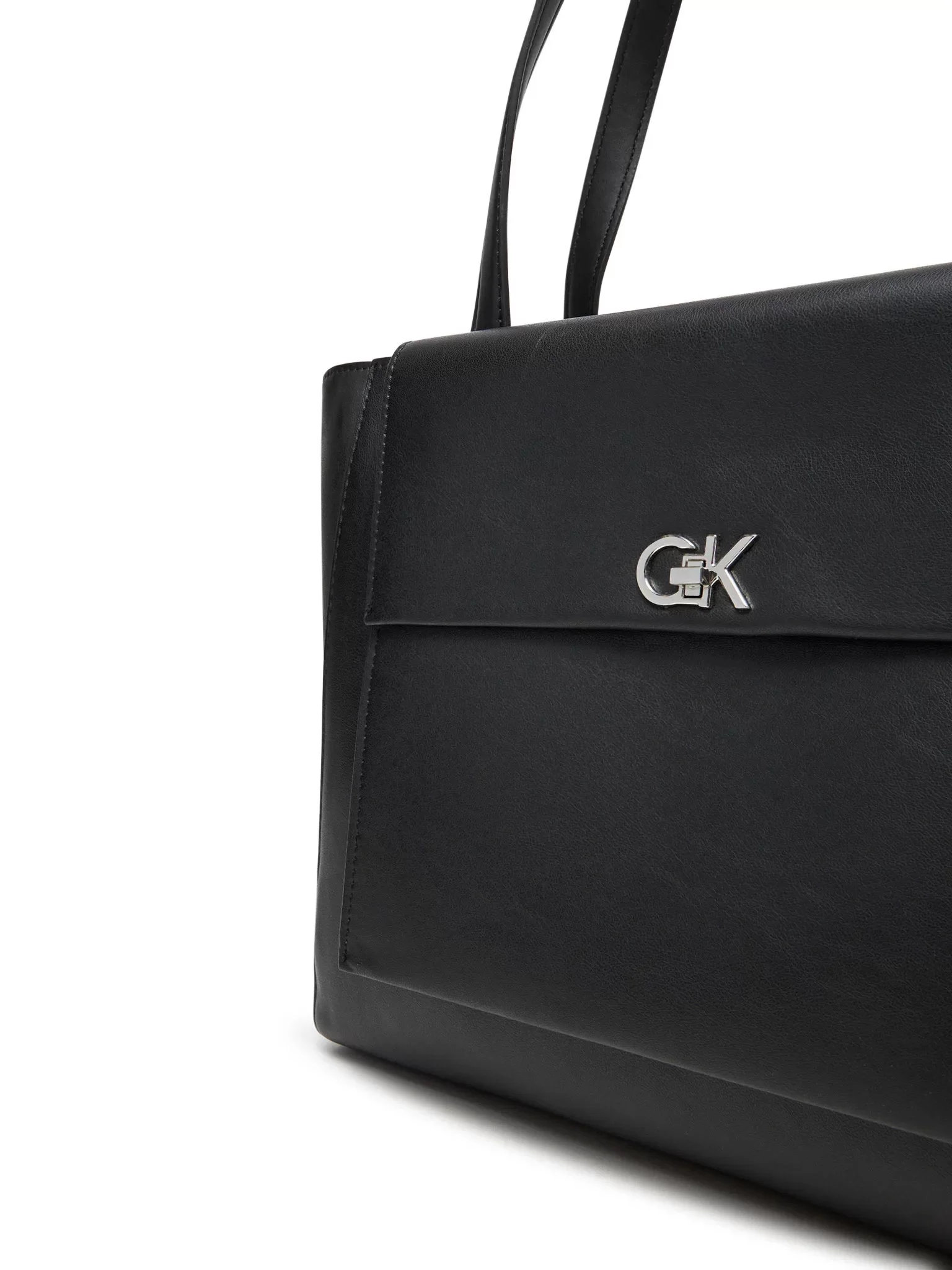 Calvin Klein CK RE-LOCK MEDIUM SHOPPER Kadın Siyah Çanta LV04F3223G-UB1