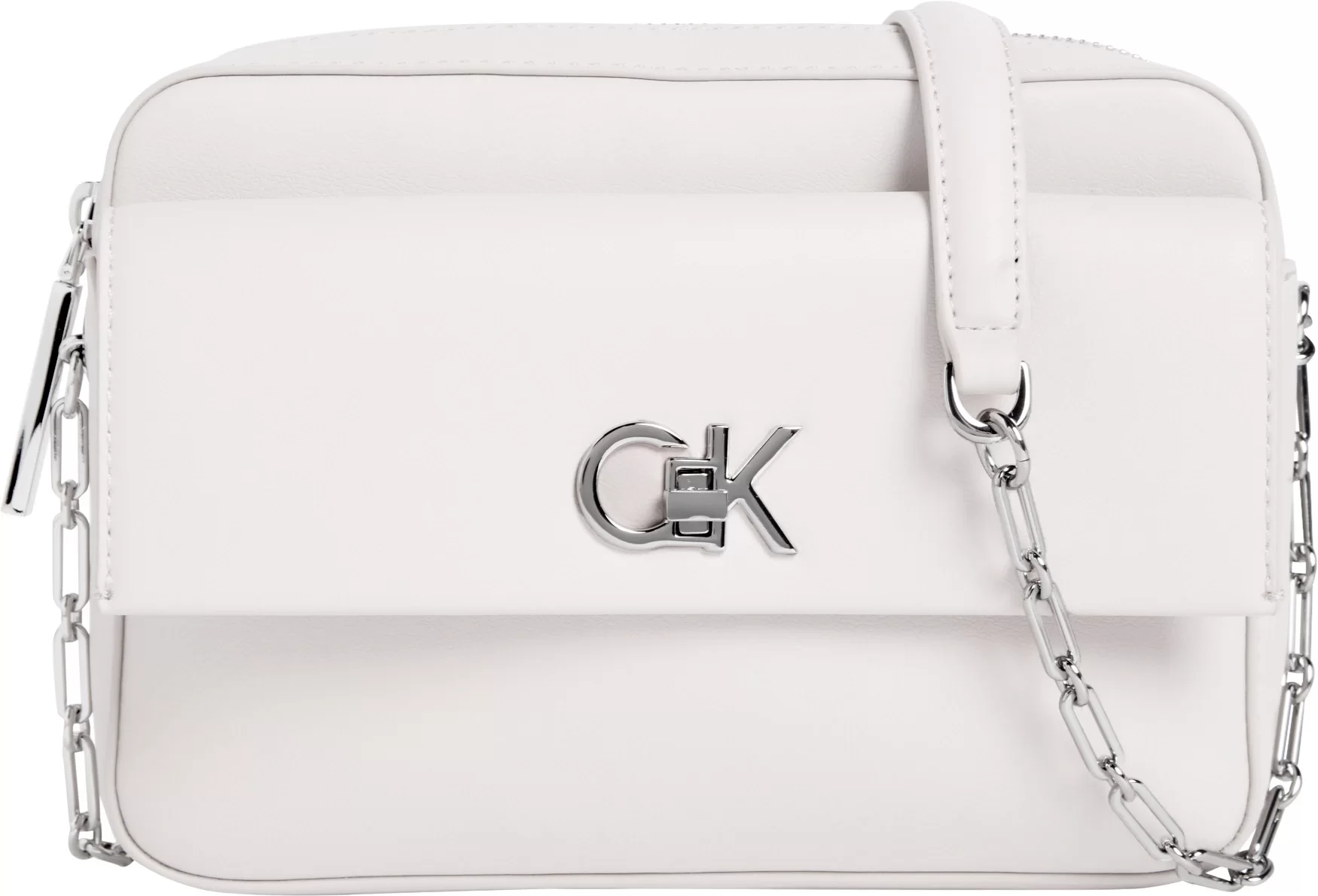 Calvin Klein CK RE-LOCK POCKET CAMERA BAG Kadın Beyaz Çanta LV04F3102G-FUP