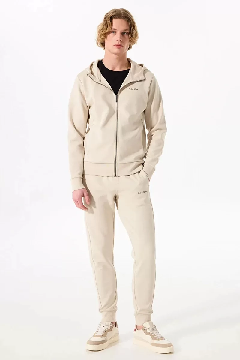 Calvin Klein MICRO LOGO REPREVE HOODIE JACKET Erkek  Eşofman Üstü K10K112752-PEA