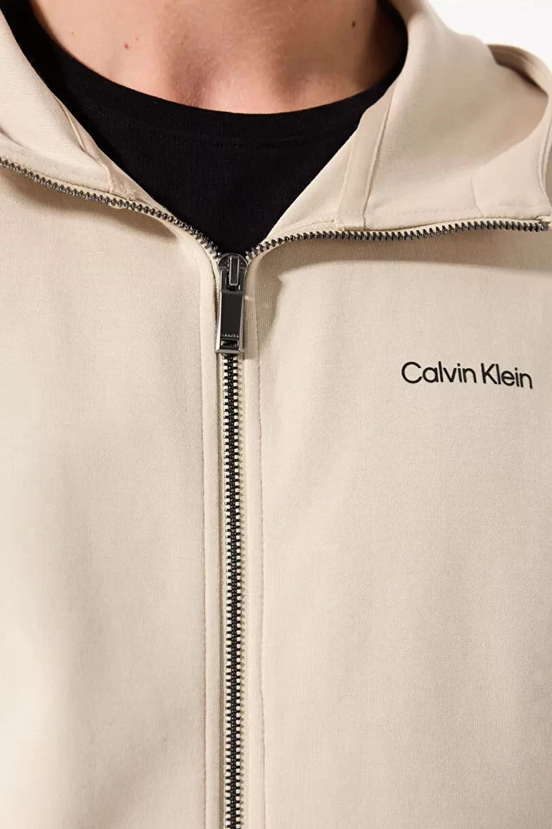 Calvin Klein MICRO LOGO REPREVE HOODIE JACKET Erkek  Eşofman Üstü K10K112752-PEA