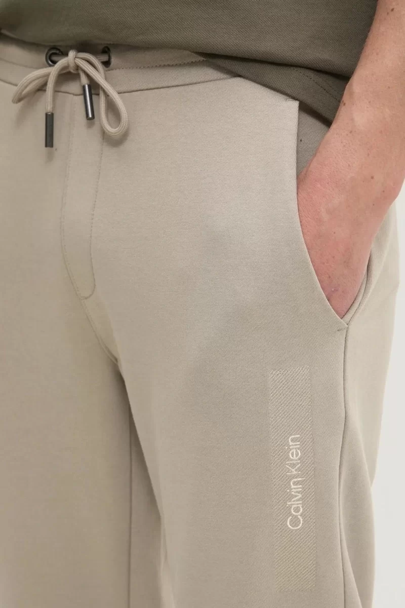 Calvin Klein Erkek Regular Fit Günlük Bej Eşofman Altı