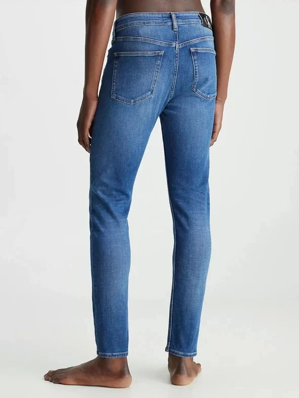 CK Jeans Calvin Klein Erkek Denim Slim Fit Yüksek Bel Erkek  Jeans J30J323691-1BJ