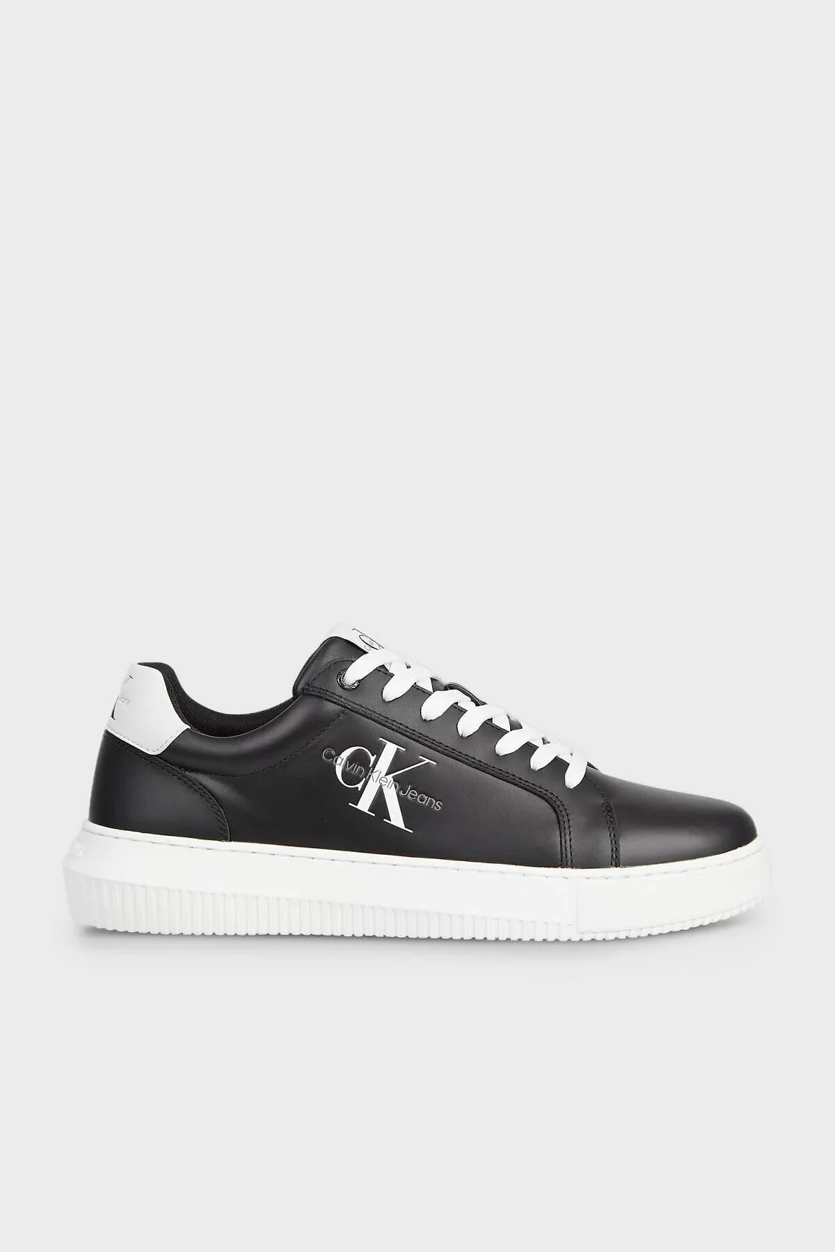 CK Jeans CHUNKY CUPSOLE MONO LTH Erkek Siyah Sneaker YM0YM00681-0GJ