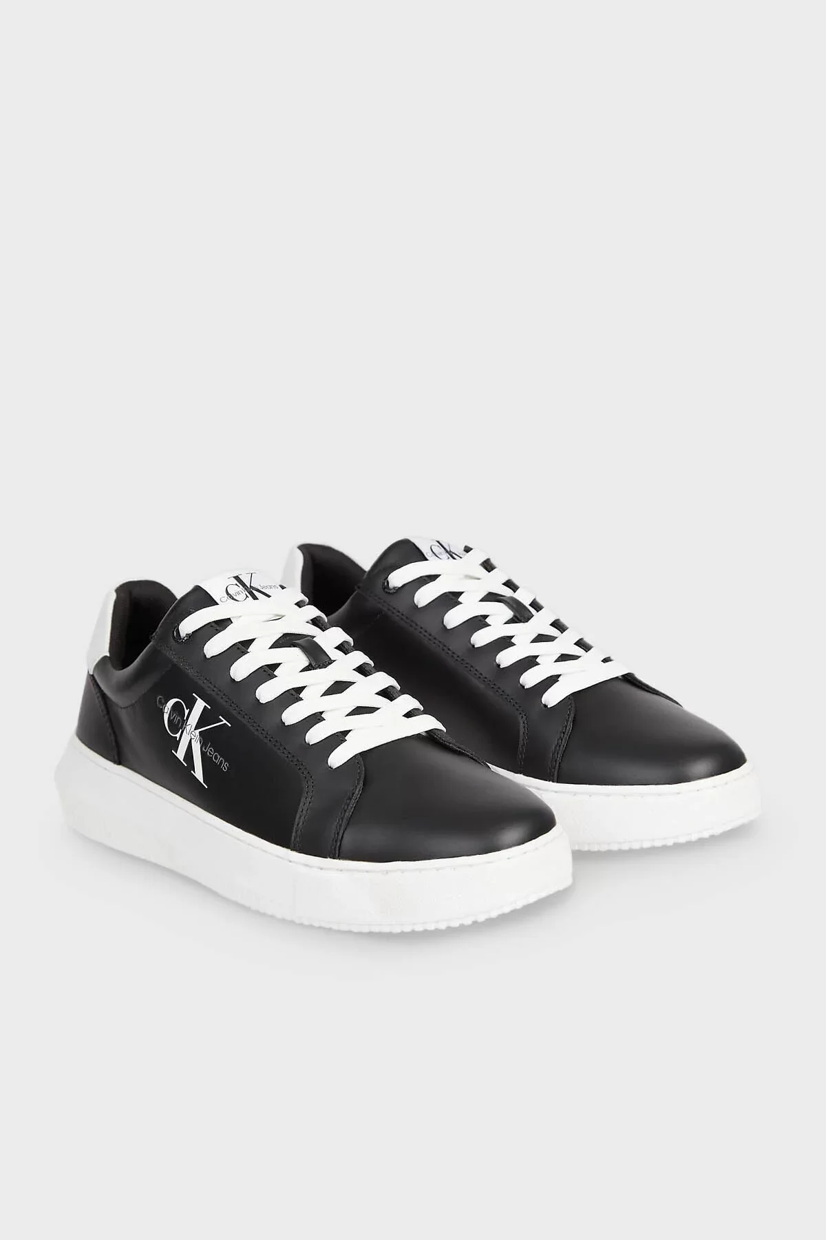 CK Jeans CHUNKY CUPSOLE MONO LTH Erkek Siyah Sneaker YM0YM00681-0GJ