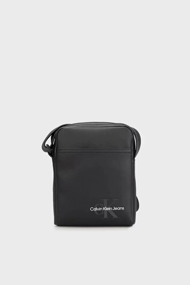 Calvin Klein Erkek Monogram Siyah Askılı Çanta