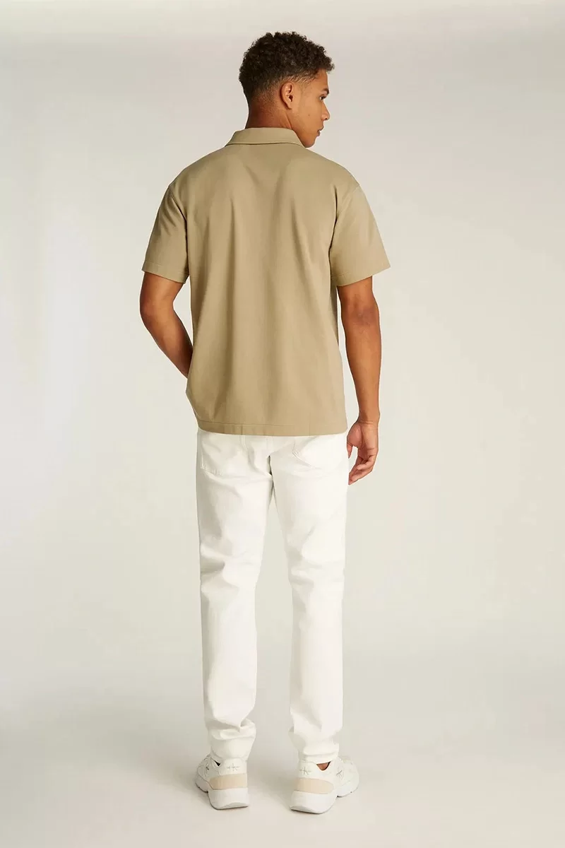 CK Jeans LOGO TAPE POLO Erkek  T-shirt J30J327240-HI0