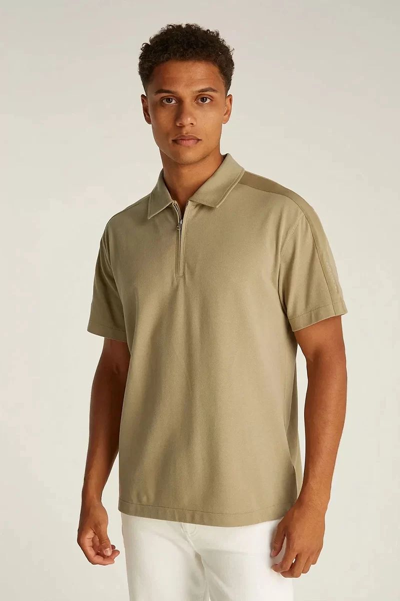 CK Jeans LOGO TAPE POLO Erkek  T-shirt J30J327240-HI0