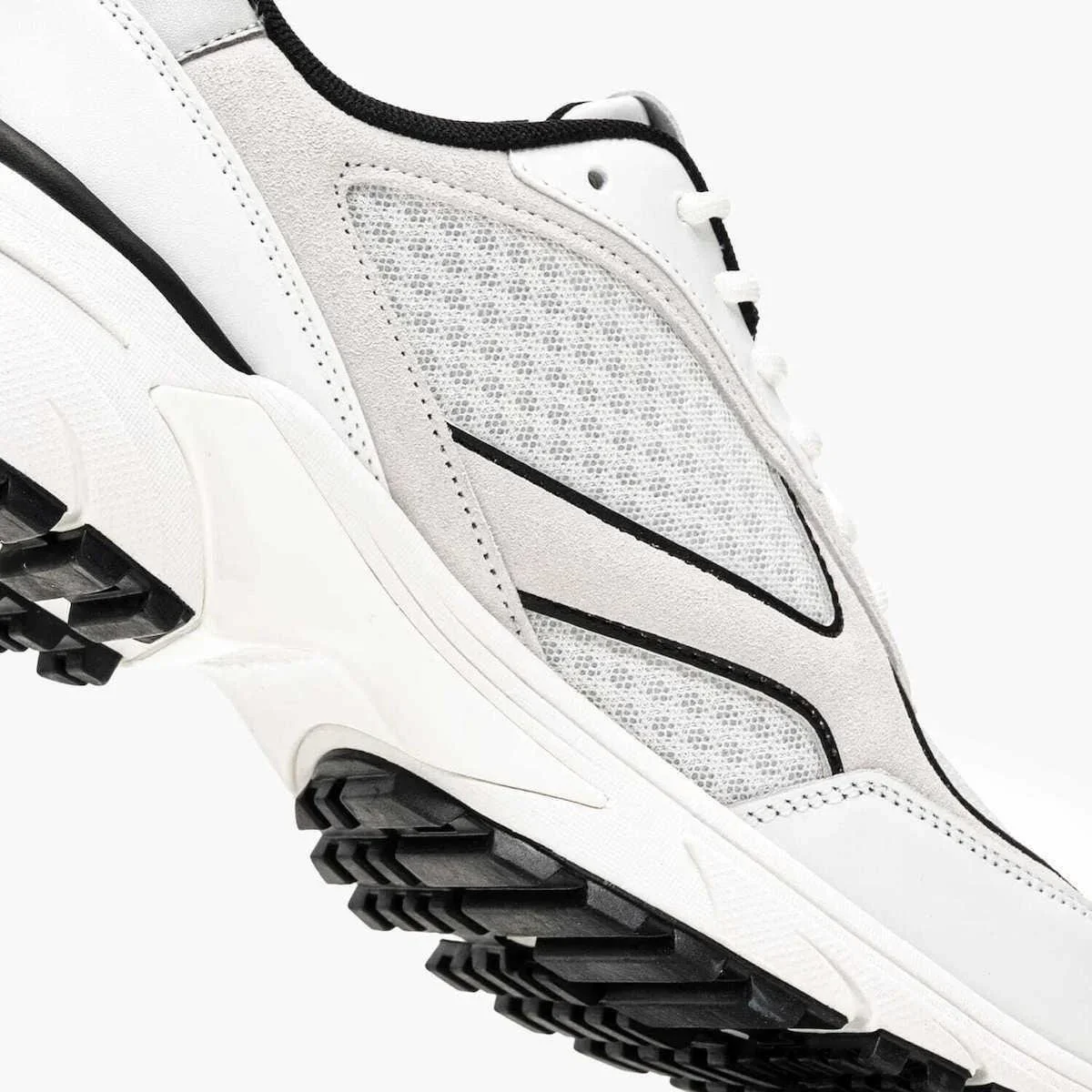 Calvin Klein File Detaylı Metalik Hike Runner Spor Kadın Beyaz Sneaker YW0YW02009-01W