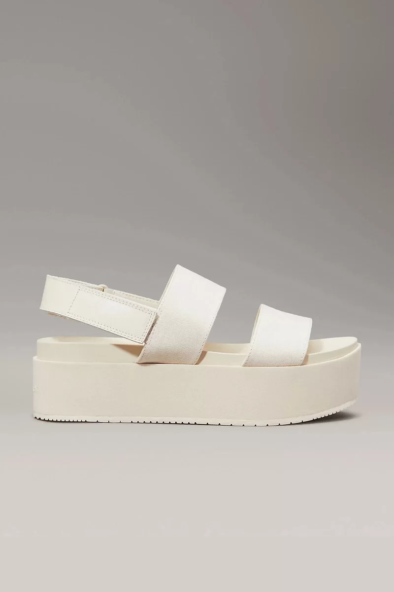 Calvin Klein FLATFORM SANDAL SLING IN Kadın  Sandalet YW0YW01788-AEO