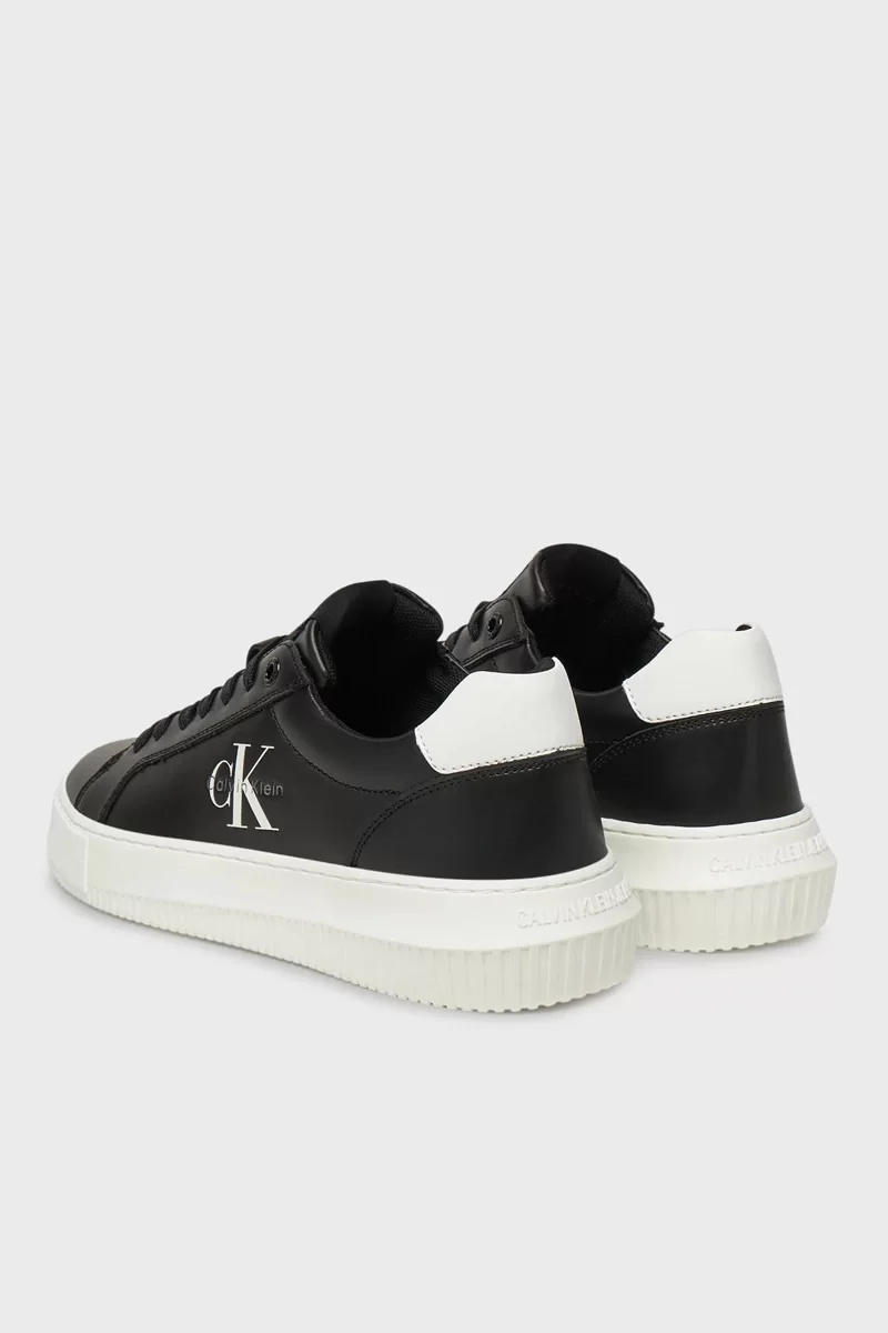 Calvin Klein Jeans CHUNKY CUPSOLE MONO LTH WN Kadın Siyah Sneaker YW0YW01872-0GM