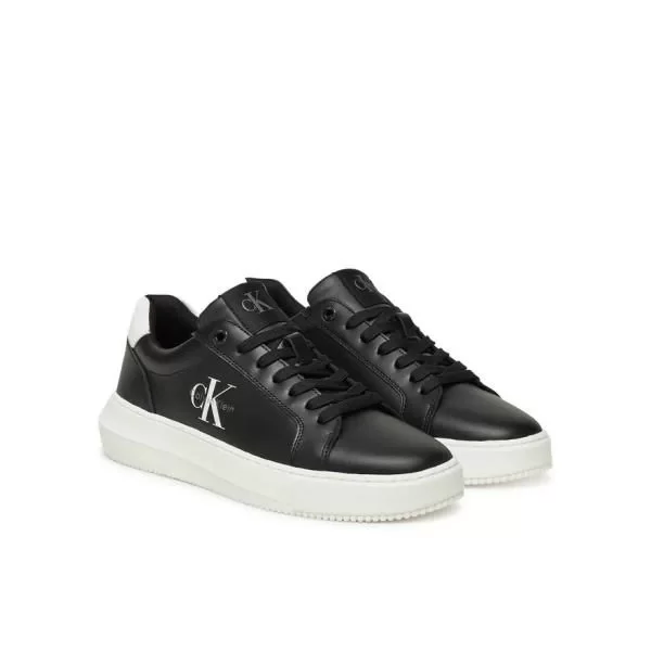 Calvin Klein Jeans CHUNKY CUPSOLE MONO LTH WN Kadın Siyah Sneaker YW0YW01872-0GM