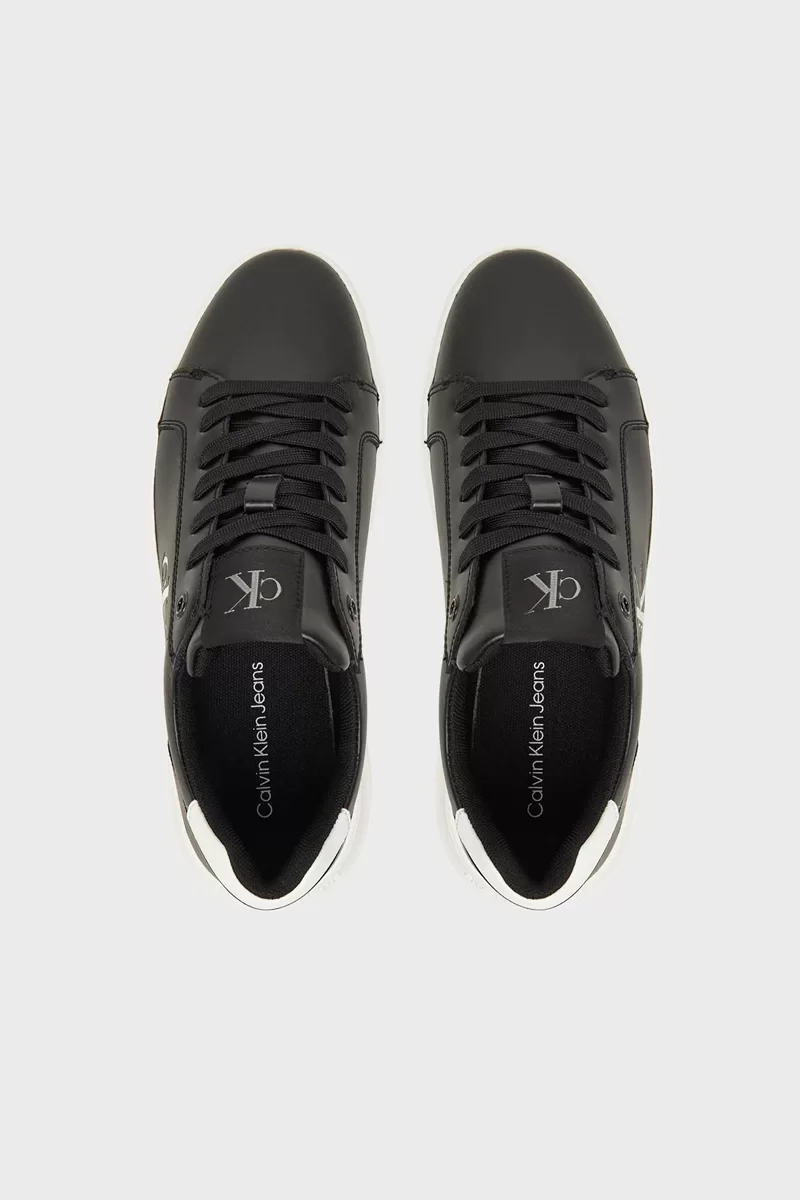 Calvin Klein Jeans CHUNKY CUPSOLE MONO LTH WN Kadın Siyah Sneaker YW0YW01872-0GM
