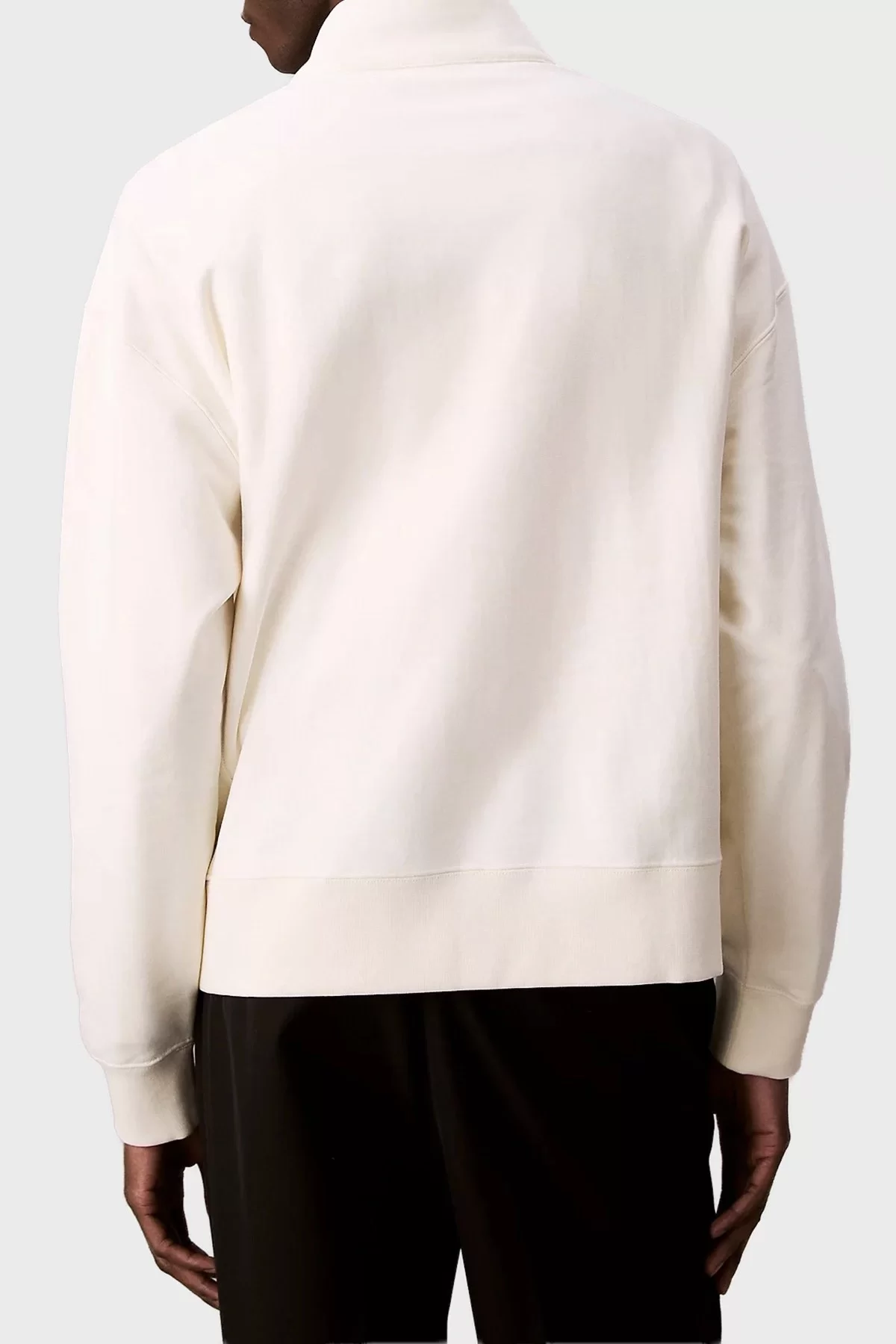 Calvin Klein Jeans Concept 1 Erkek Beyaz Sweatshirts LV04RC227G-YAS