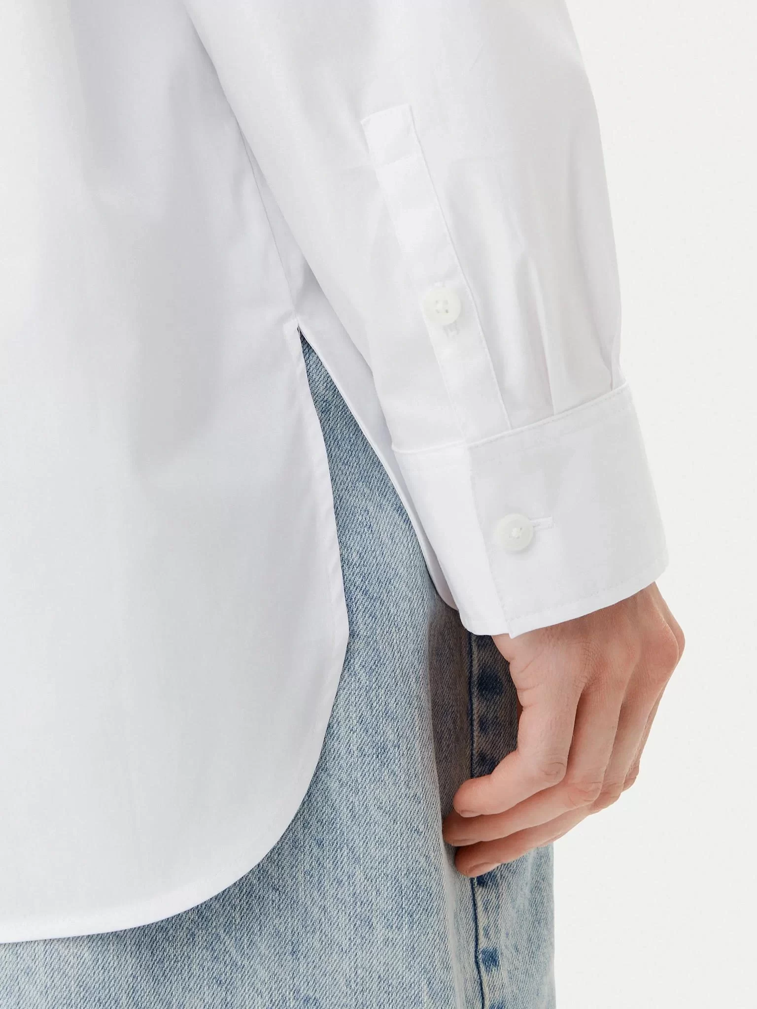 Calvin Klein Jeans Essentials Kadın Beyaz Gömlek LV047C143G-YAA