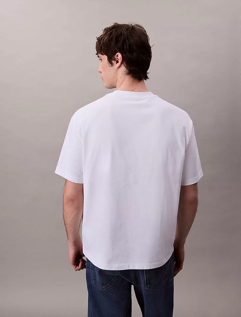 Calvin Klein Jeans Global Erkek Sarı T-shirt LV04RB295G-RM9