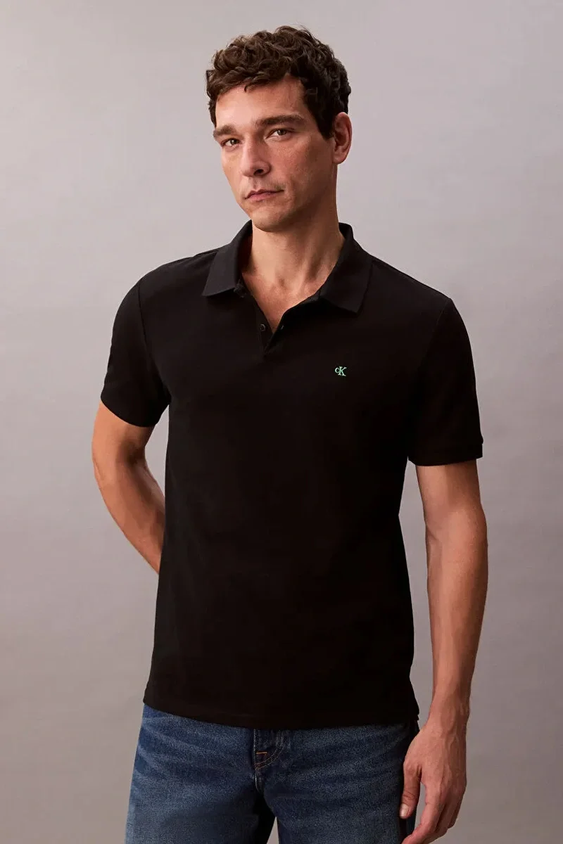 Calvin Klein Jeans Global Erkek Siyah T-shirt  LV040EM269-UB1