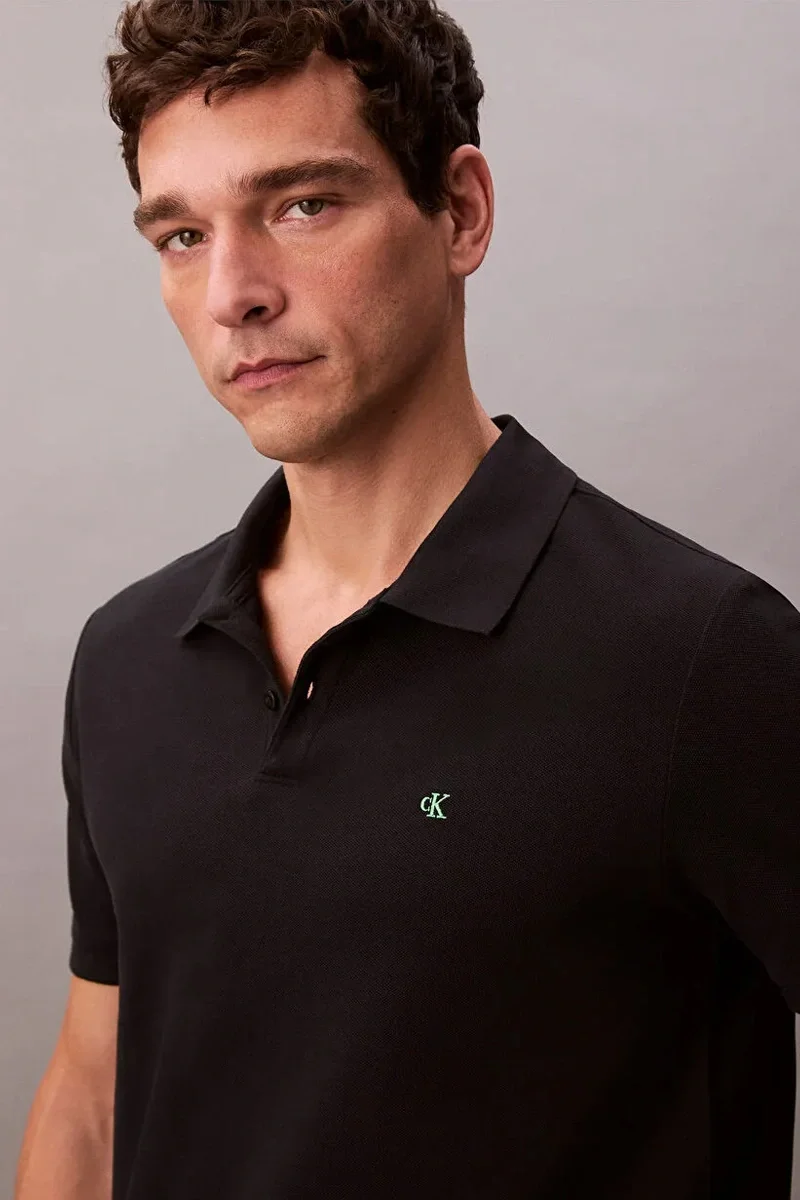 Calvin Klein Jeans Global Erkek Siyah T-shirt  LV040EM269-UB1