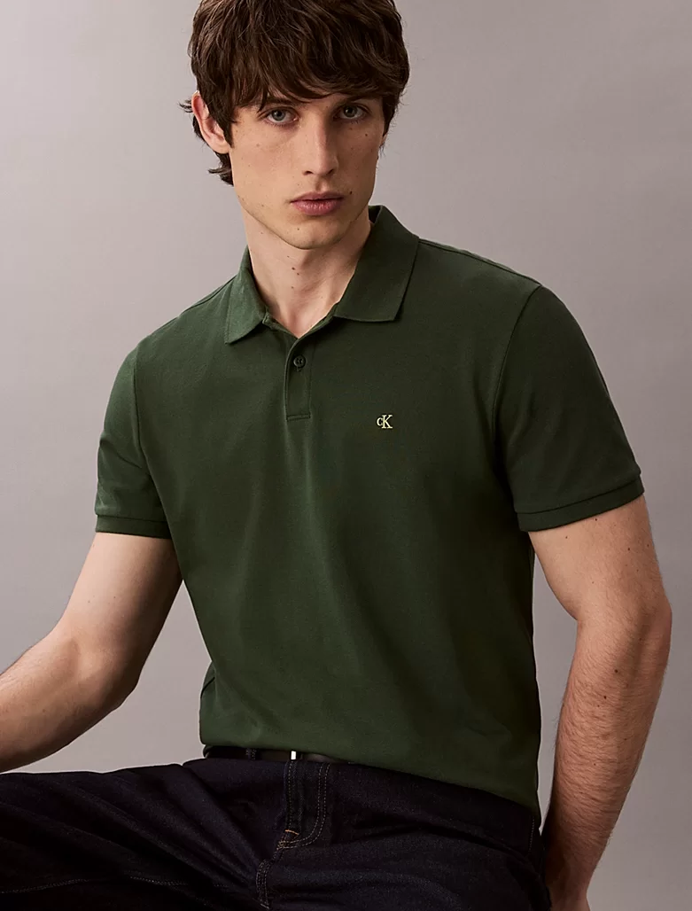 Calvin Klein Jeans Kısa Kollu Günlük Pike Klasik Erkek T-shirt LV040EM269-LLG