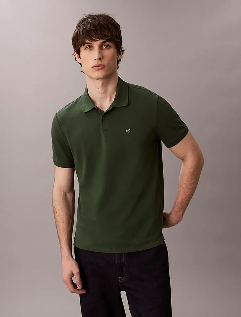 Calvin Klein Jeans Kısa Kollu Günlük Pike Klasik Erkek T-shirt LV040EM269-LLG