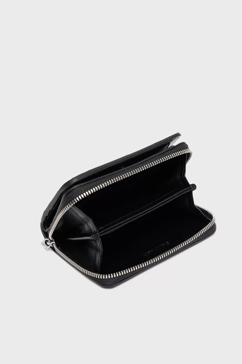 Calvin Klein Jeans Lizard Embossed Leat Kadın Siyah Cüzdan LV04F1067G-UB1
