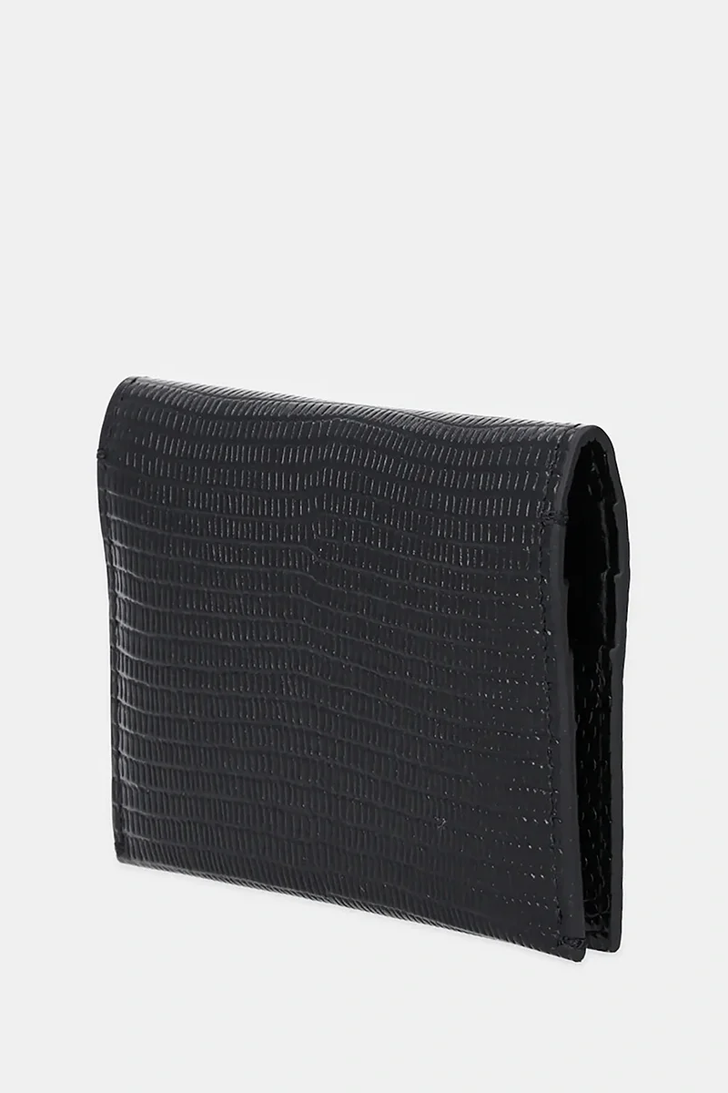 Calvin Klein Jeans Lizard Embossed Leat Kadın Siyah Cüzdan LV04F1068G-UB1