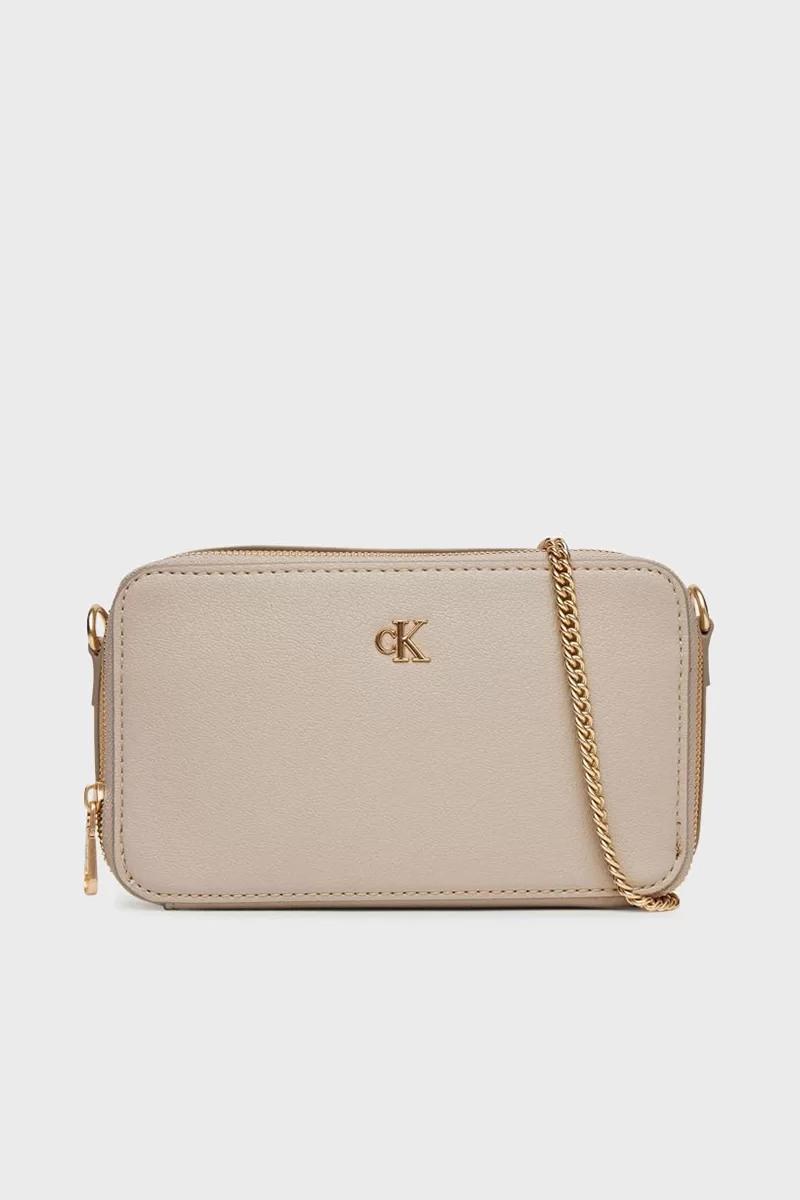 Calvin Klein Jeans Minimal Monogram Kadın Kahverengi Omuz Çantası LV04K1086G-RMU