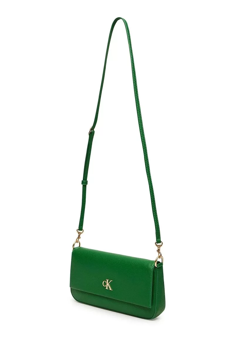 Calvin Klein Jeans Minimal Monogram Kadın Yeşil  Omuz Çanta LV04K3161G-0K6
