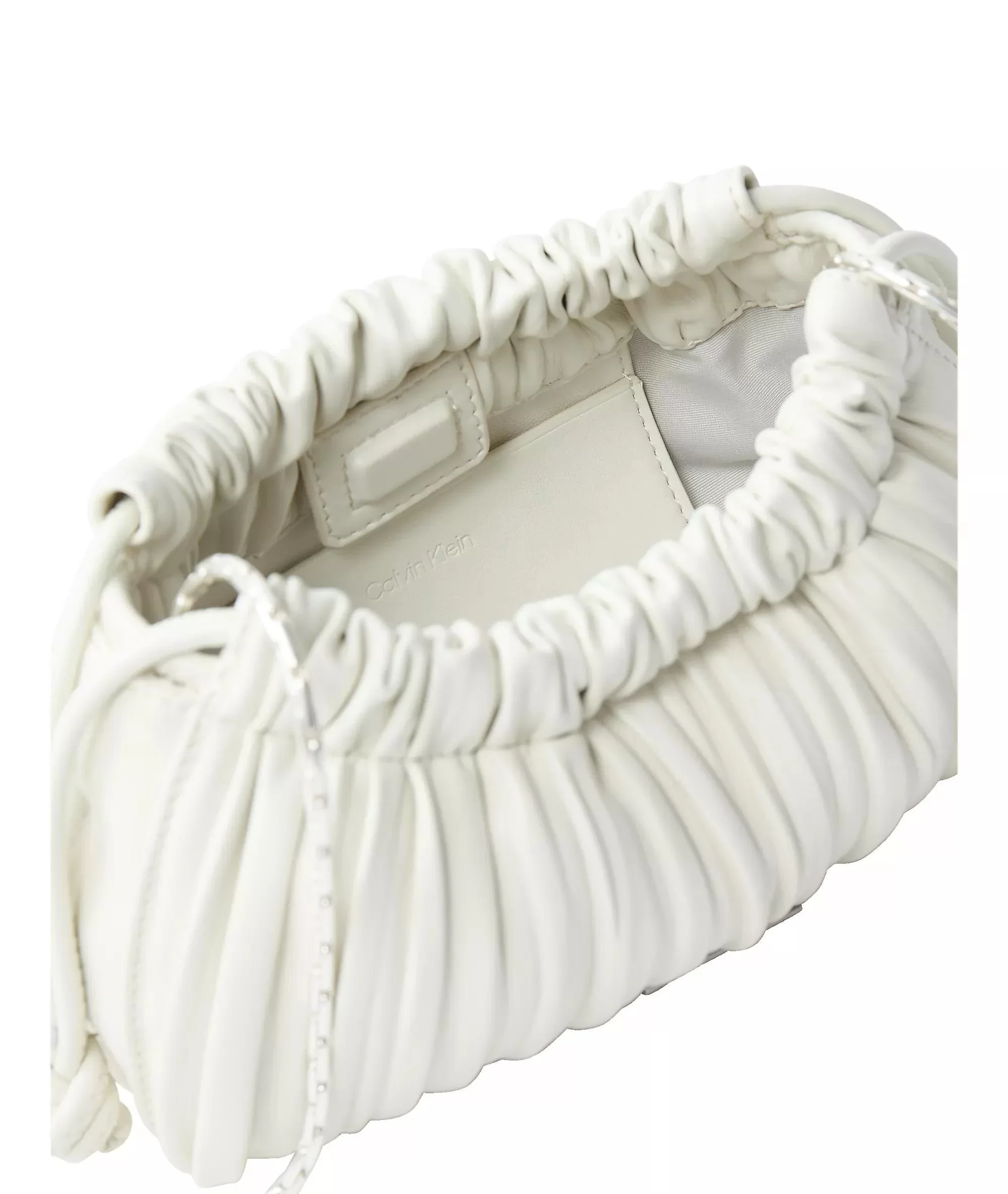 Calvin Klein Jeans PLISSE MINI DRAWSTRING BAG Kadın Beyaz Çanta LV04F3077G-FUP
