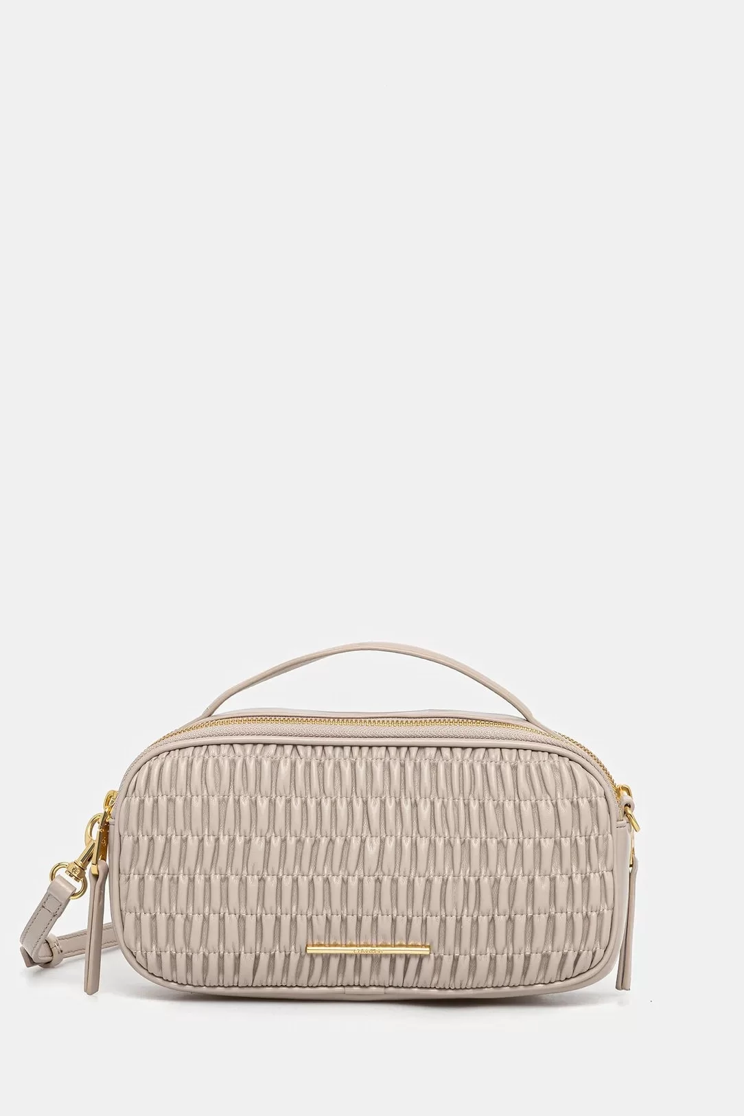 Calvin Klein Jeans RUCHED CROSSBODY CAMERA BAG Kadın Kahverengi Çanta LV04K3184G-RMU
