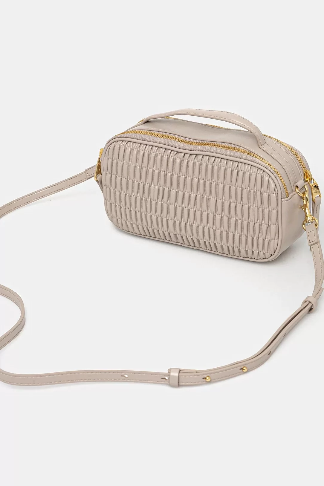 Calvin Klein Jeans RUCHED CROSSBODY CAMERA BAG Kadın Kahverengi Çanta LV04K3184G-RMU