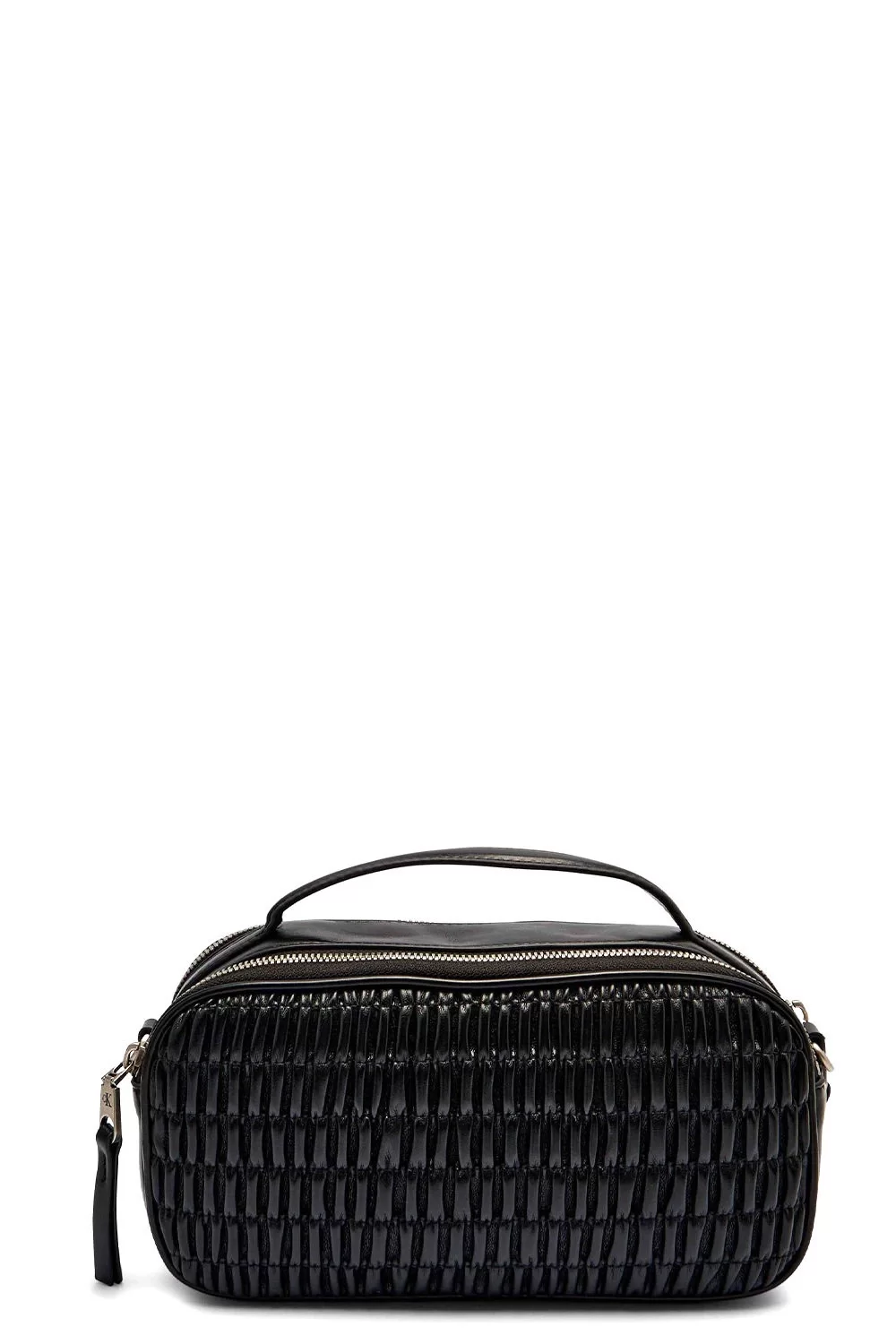 Calvin Klein Jeans RUCHED CROSSBODY CAMERA BAG Kadın Siyah Çanta LV04K3184G-UB1