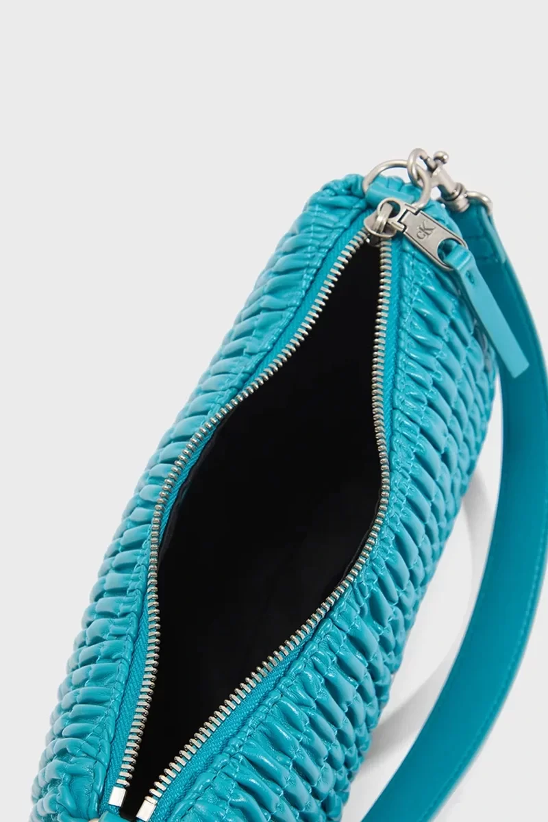 Calvin Klein Jeans RUCHED DROP SHOULDER BAG Kadın Yeşil Omuz Çantası LV04K3088G-XT6
