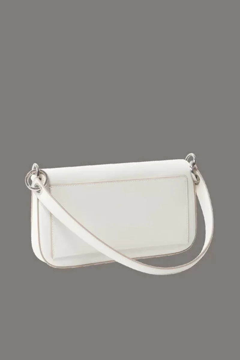Calvin Klein Jeans SCULPTED FLAP SHOULDER POUCH25 Kadın Beyaz Omuz Çantası LV04K3148G-FUP