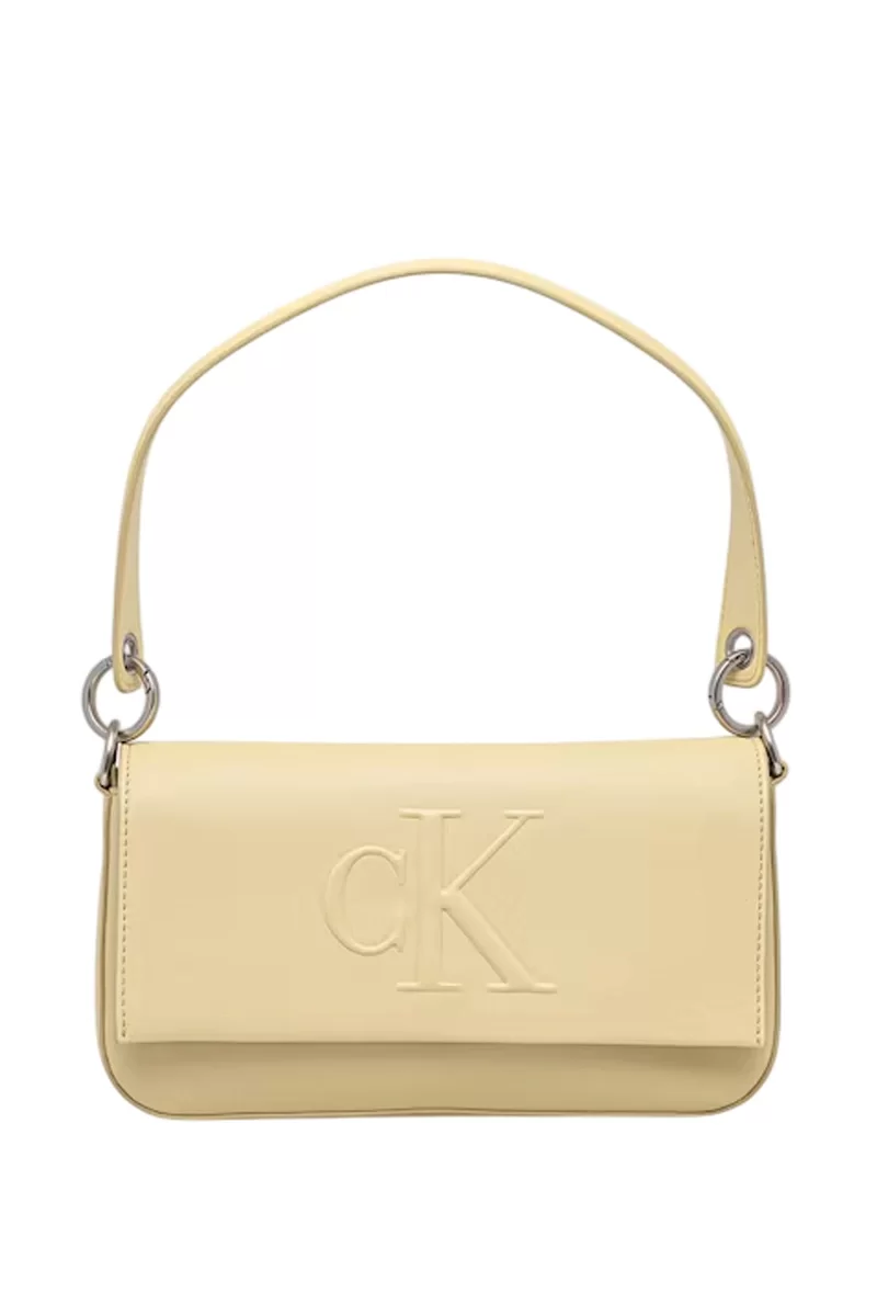 Calvin Klein Jeans Sculpted İmpress Kadın Beyaz Omuz Çanta LV04K3148G-RM0