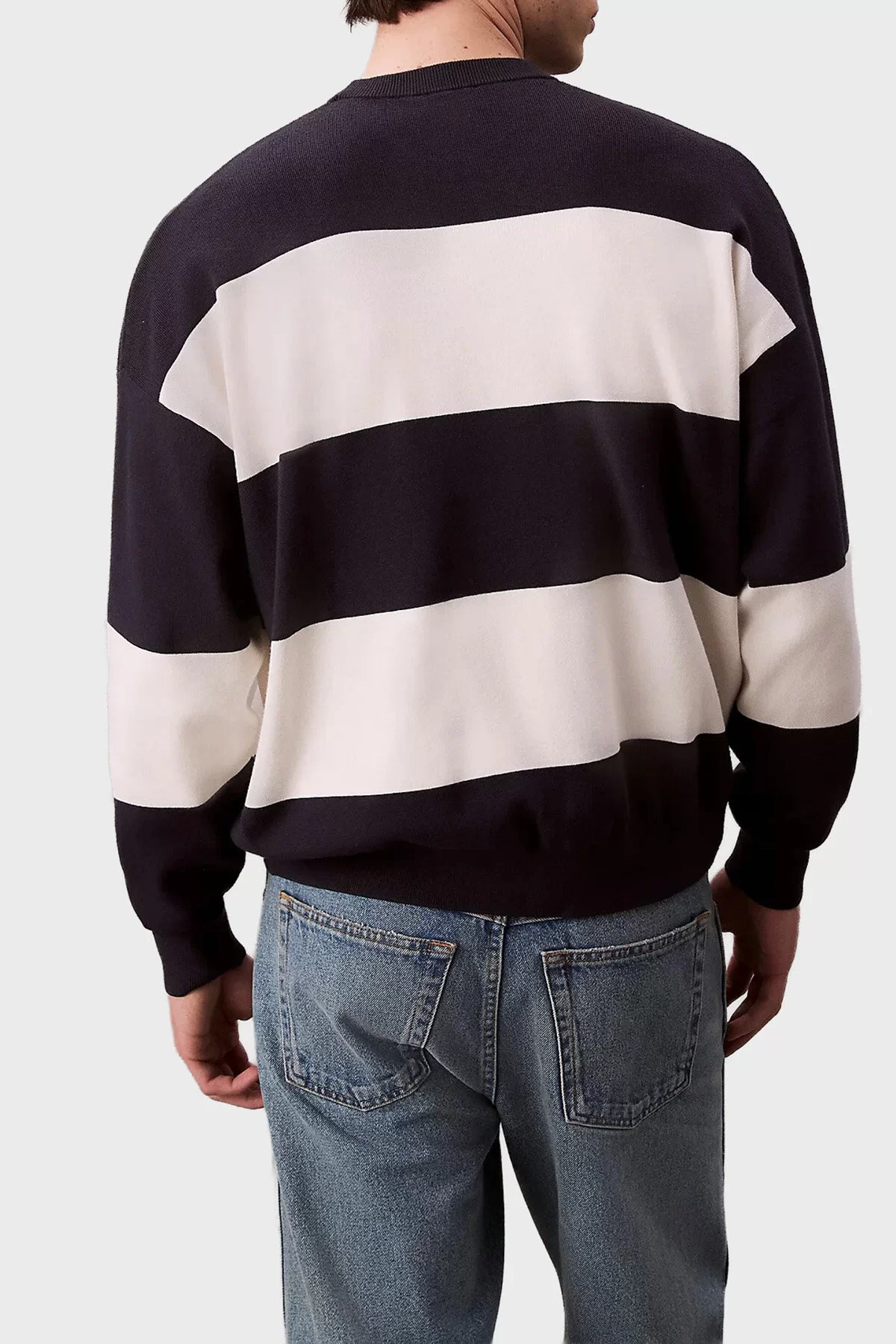 Calvin Klein Jeans Tech Knit Erkek Mavi Sweatshirts LV04RC304G-CHW