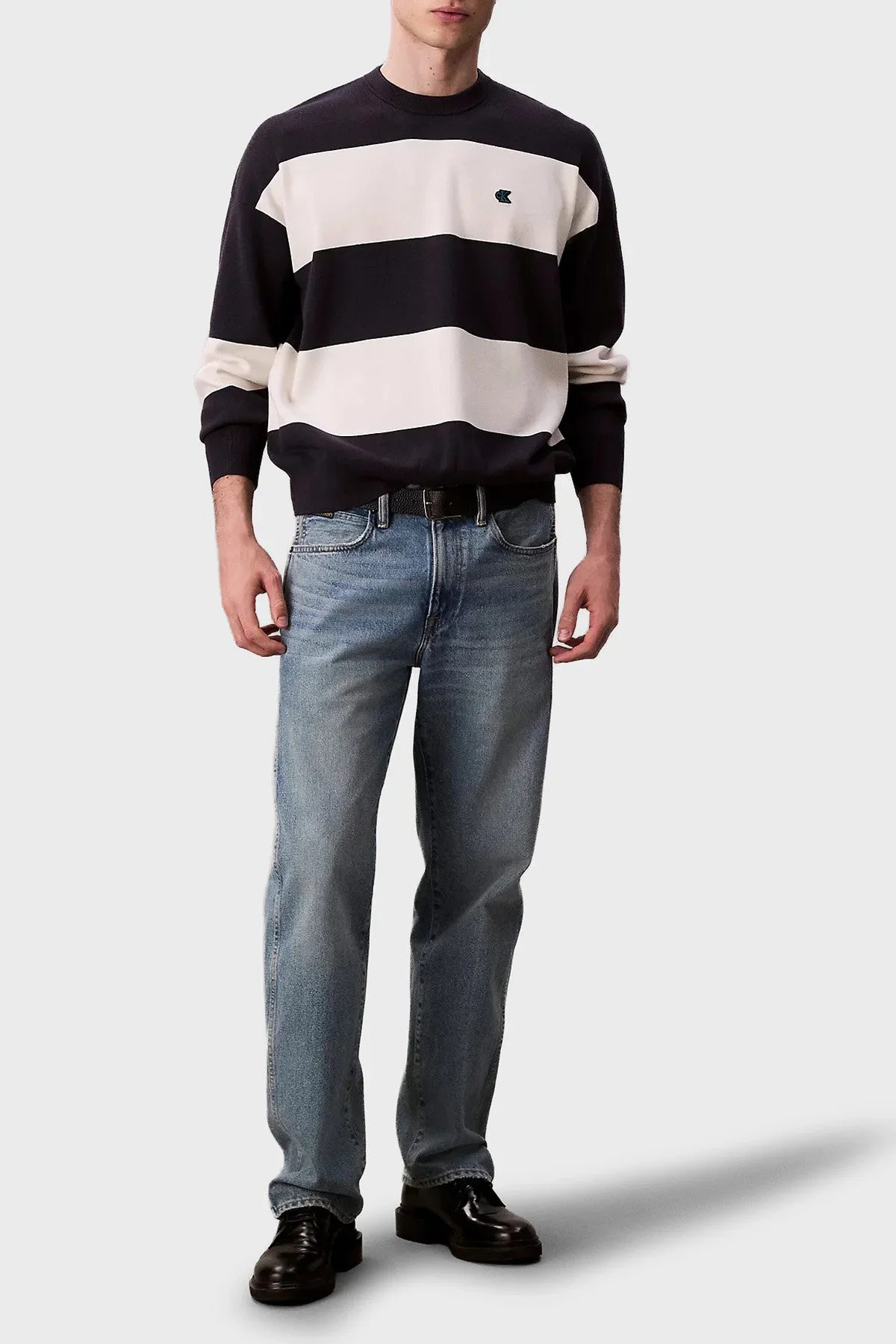 Calvin Klein Jeans Tech Knit Erkek Mavi Sweatshirts LV04RC304G-CHW