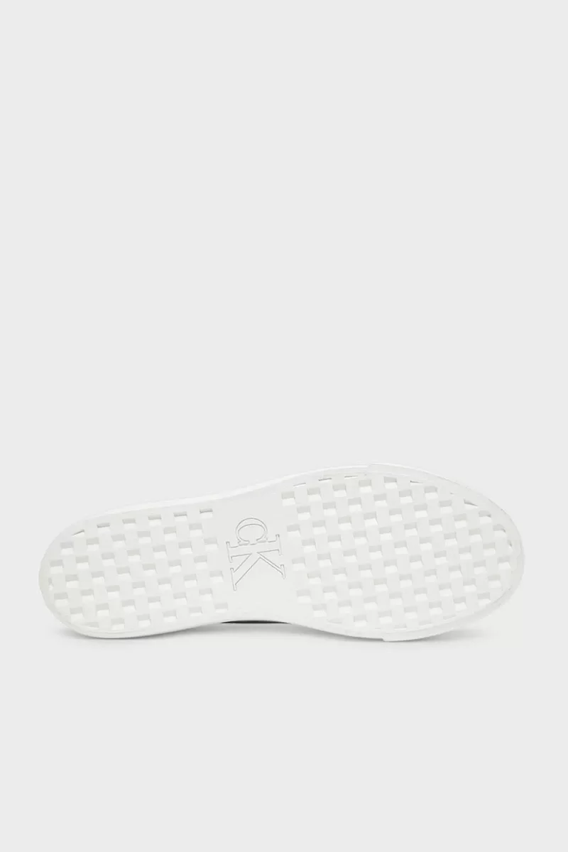 Calvin Klein Jeans Vulkanize Düz Platform Jakarlı Desenli Kadın  Mavi Sneaker YW0YW01965-0G0