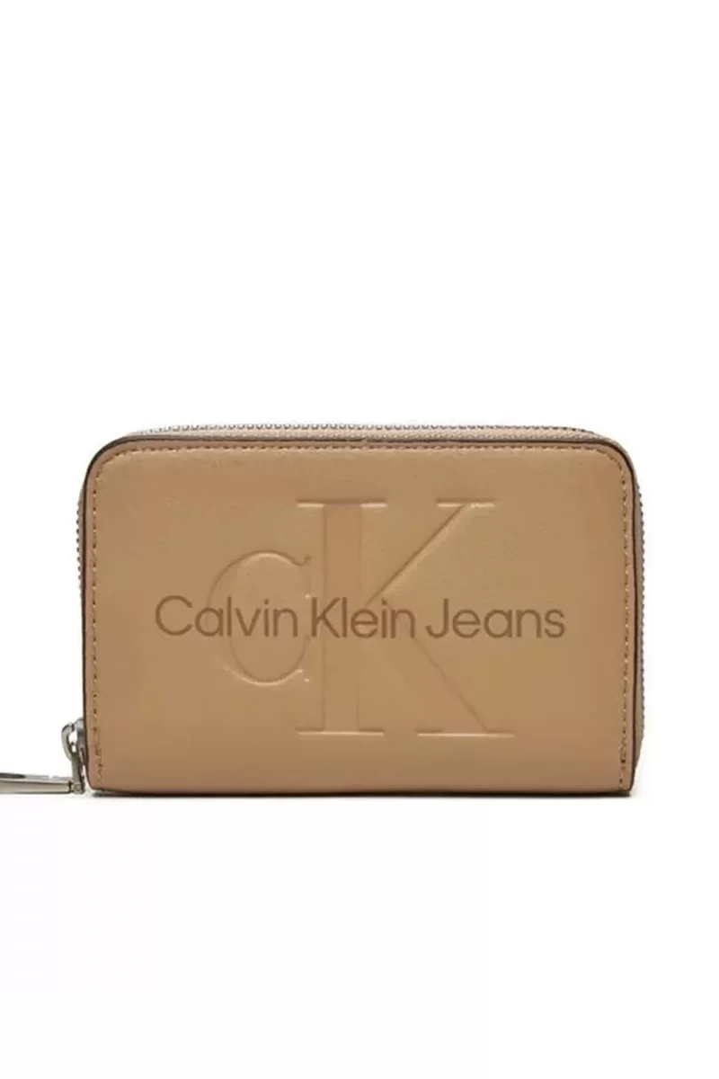Calvin Klein SCULPTED MED ZIP AROUND MONO Kadın  Cüzdan K60K612255-PBF