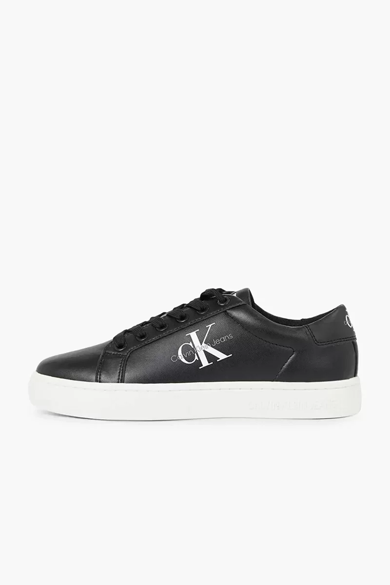 Calvin Klein CLASSIC CUPSOLE LACEUP LTH WN Kadın BLACK Sneaker YW0YW01269-BEH