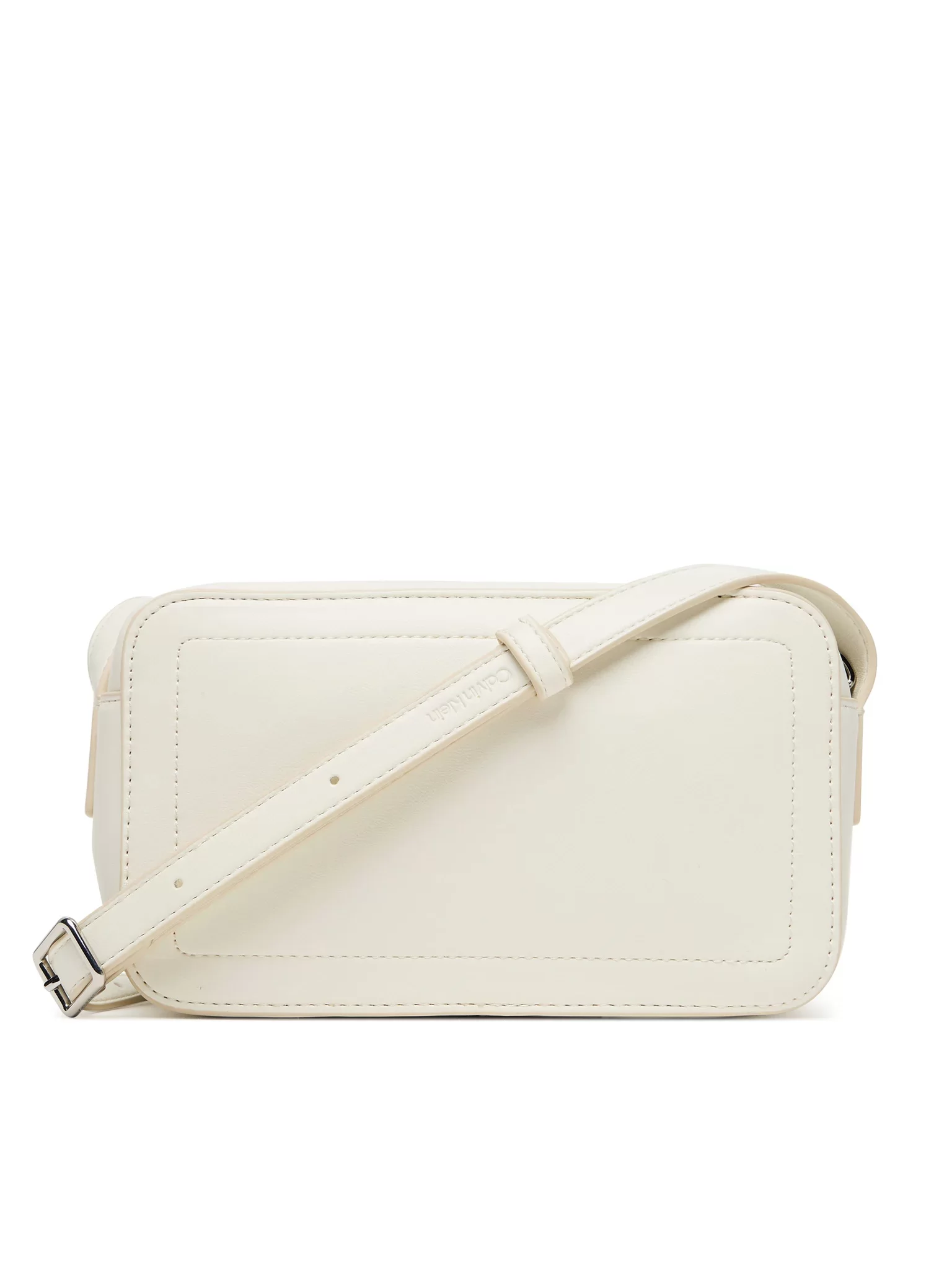 Calvin Klein Kadın Bold CK Logolu Beyaz  Kamera Çanta LV04F3220G-FUP