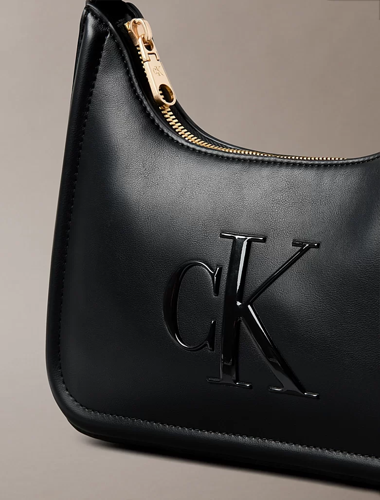 Calvin Klein Kadın Bold CK Logolu Küçük Siyah Omuz Çanta LV04F3230G-UB1