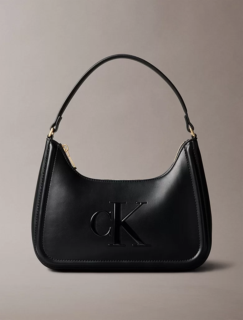 Calvin Klein Kadın Bold CK Logolu Küçük Siyah Omuz Çanta LV04F3230G-UB1