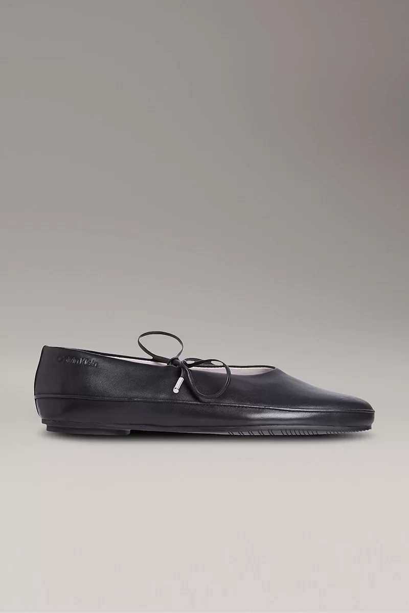 Calvin Klein Kadın Deri Mary Jane Siyah Sneaker HW0HW02656-BEH